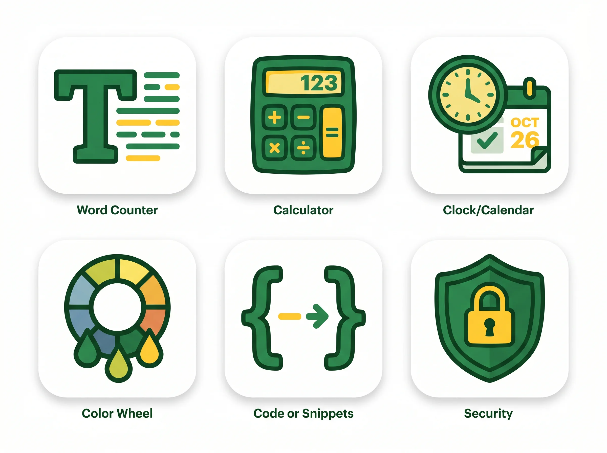 Tool cards illustration